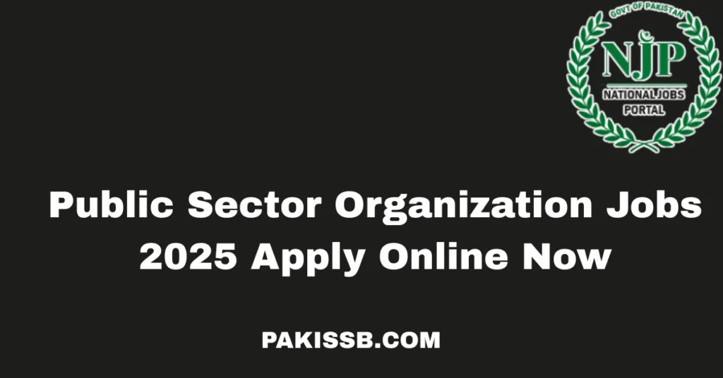 Public Sector Organization Jobs 2025